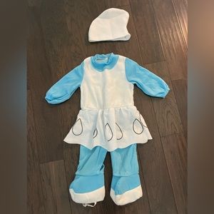 Smurfette toddler costume 2T or 3T